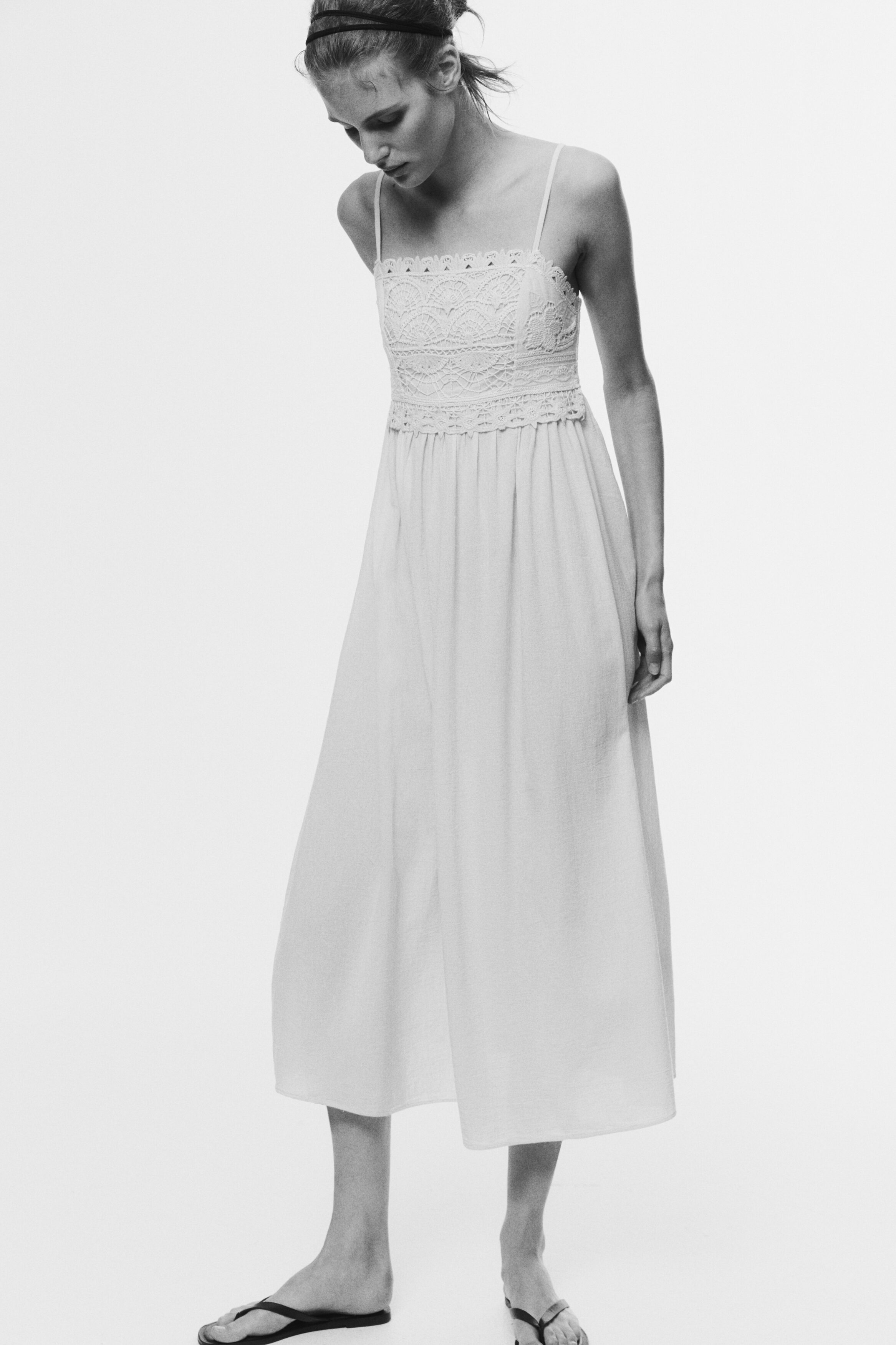 Cotton strappy dress