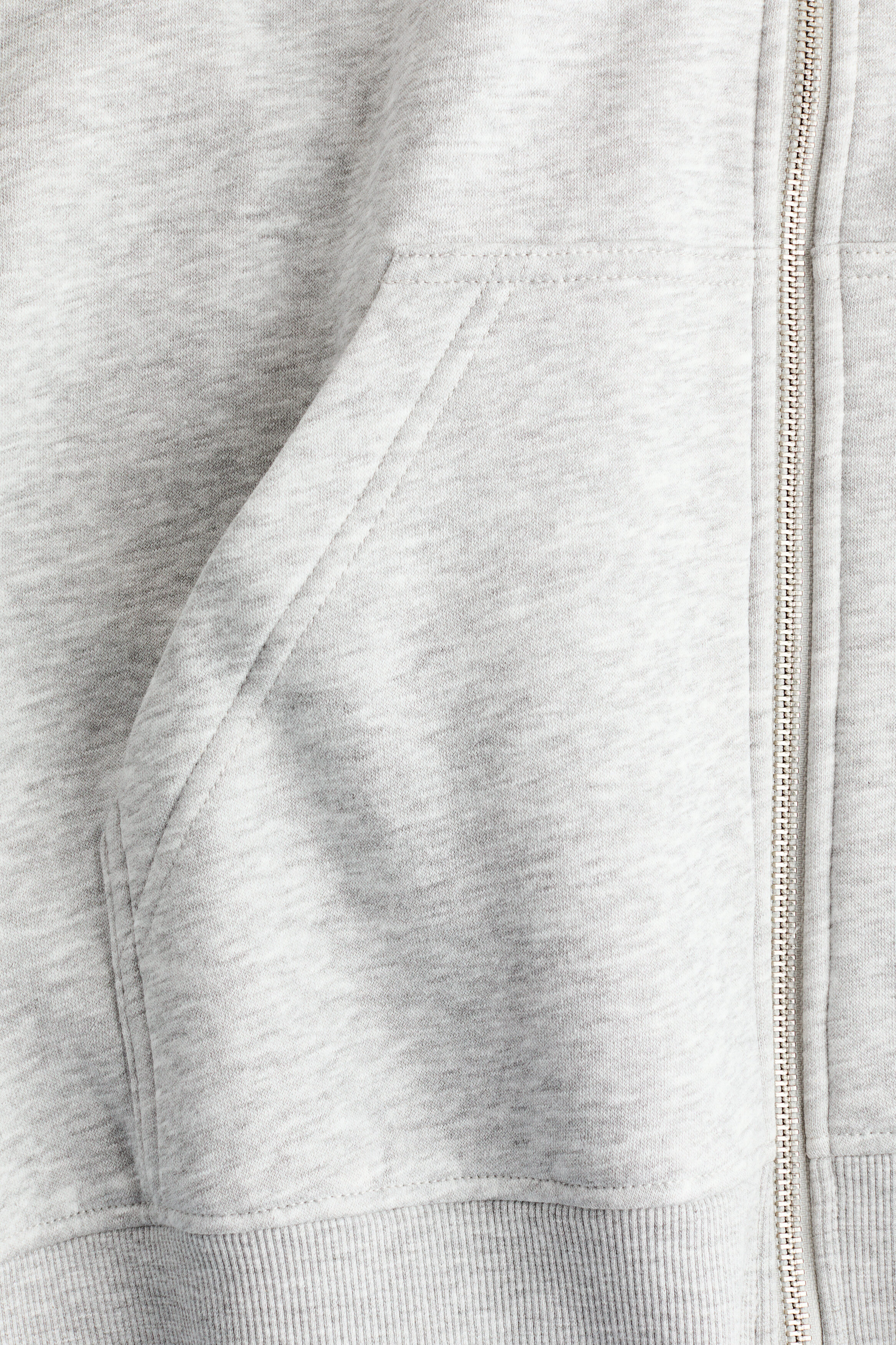Zip-through hoodie
