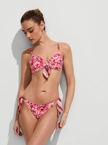 Boho Beach Twist Push-Up Bikini Top