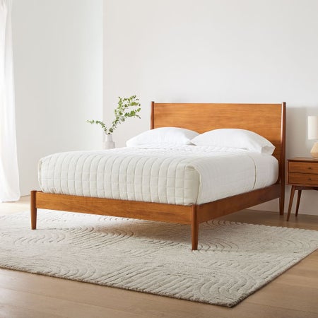 Mid-Century Bed - Acorn