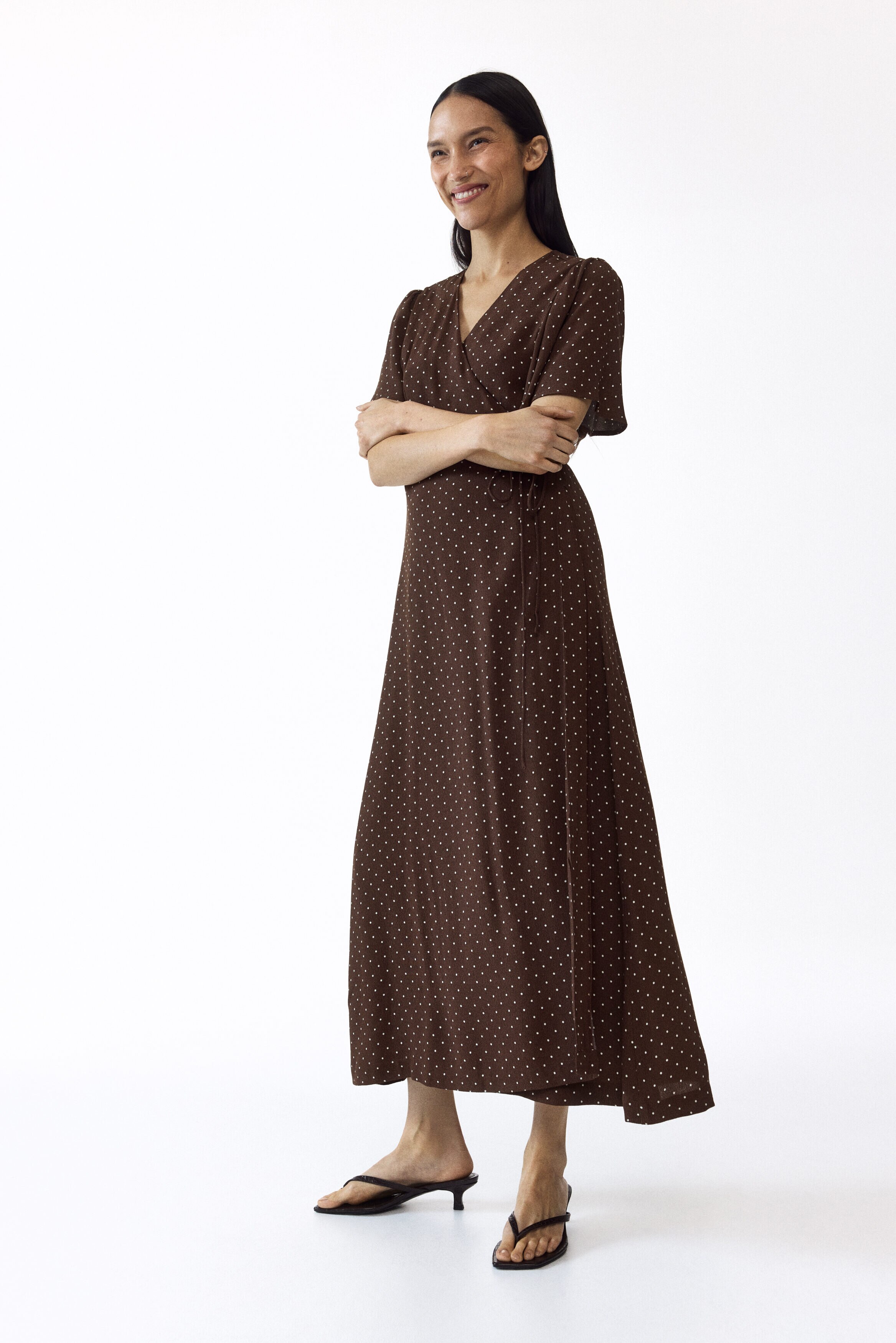 MAMA Nursing wrap dress