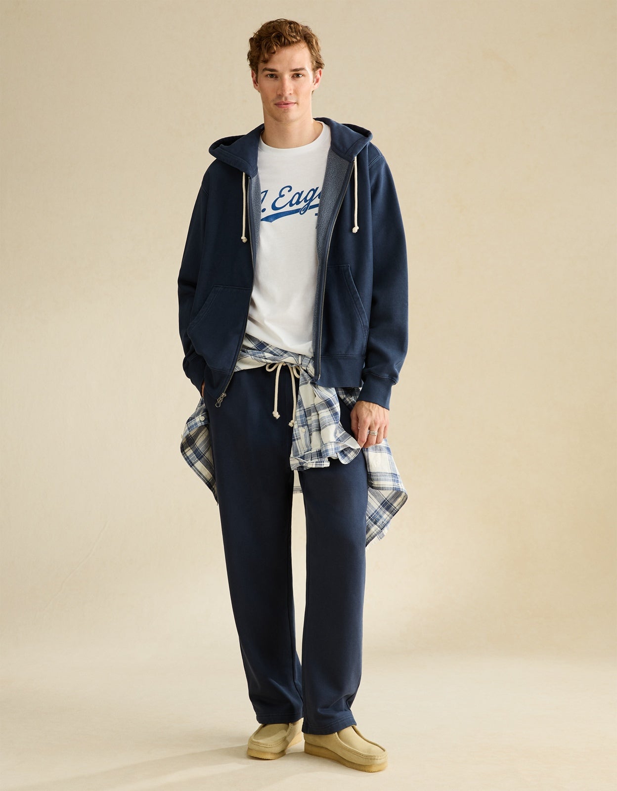 AE Laidback Luxe Full-Zip Hoodie