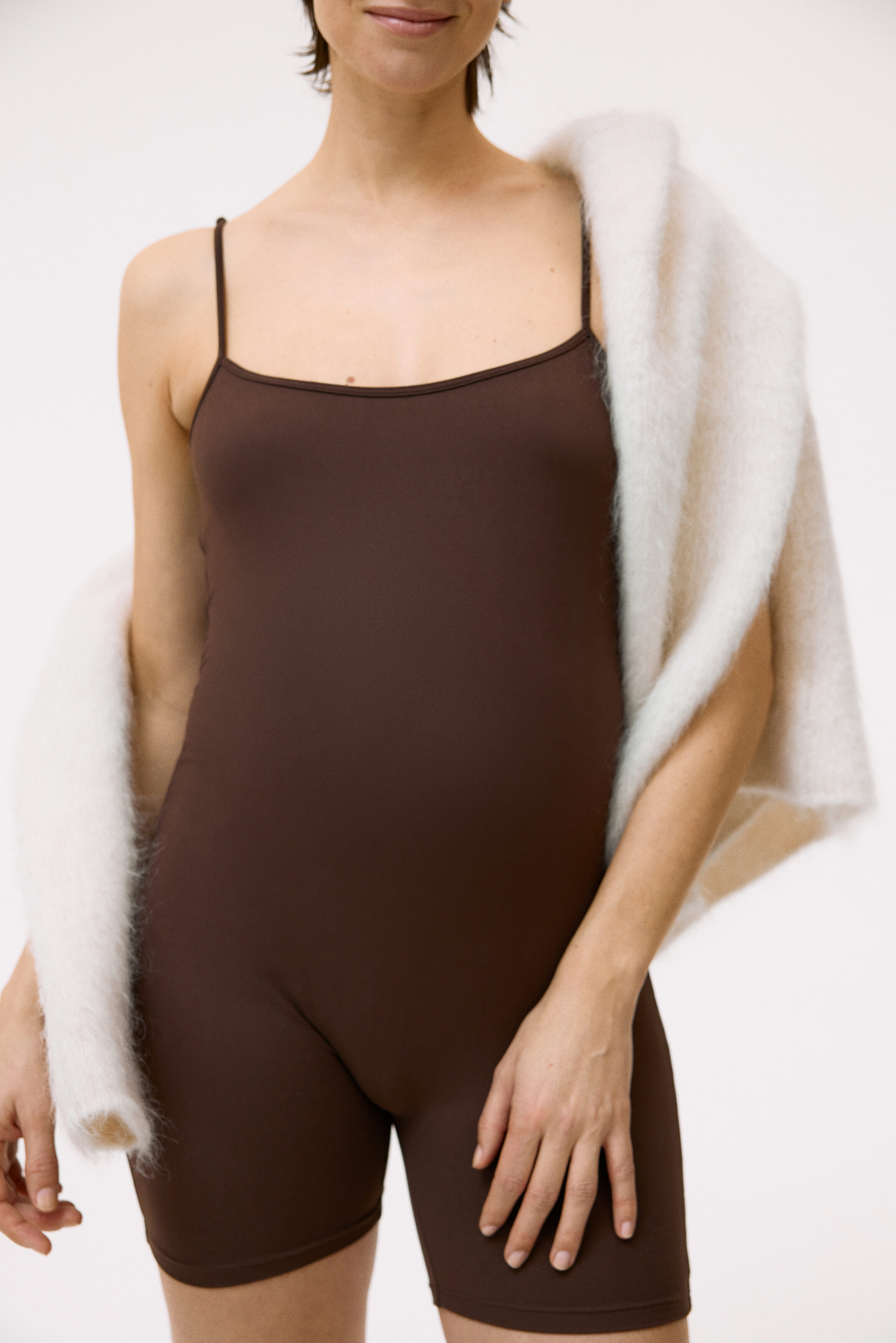 MAMA Integral-bra playsuit