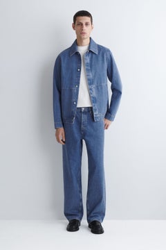 MINIMAL DENIM JACKET — Blue light 1