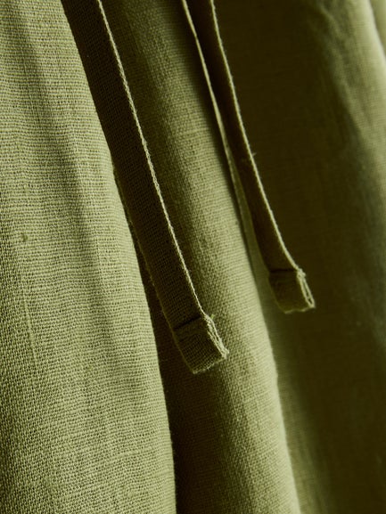 The Edit Wide Leg Linen Trousers