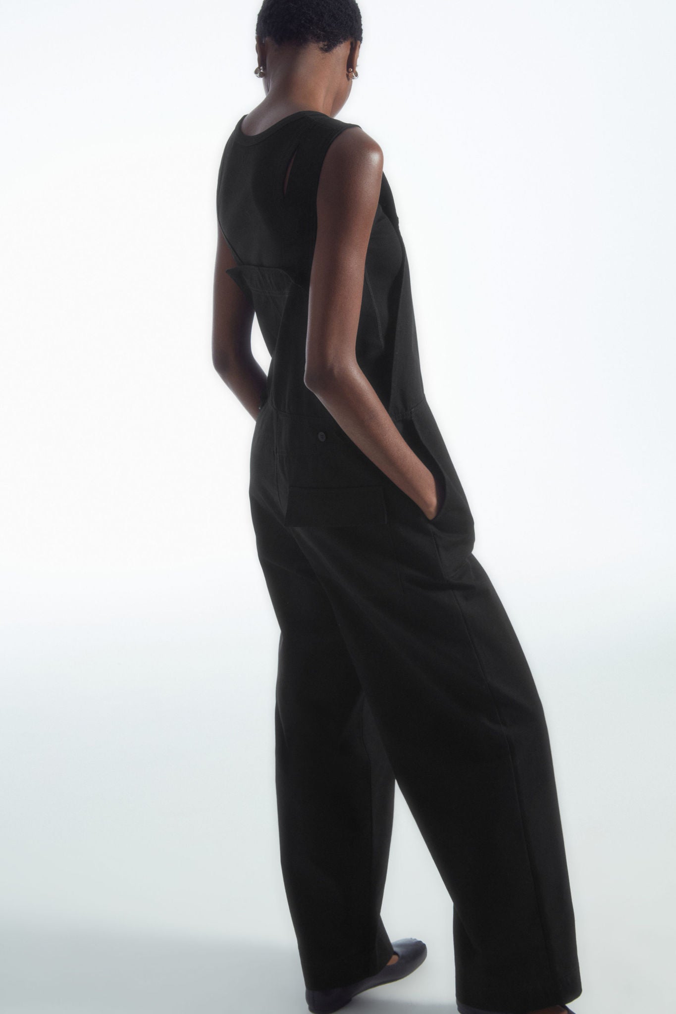 Cos wide leg cotton jumpsuit on sale