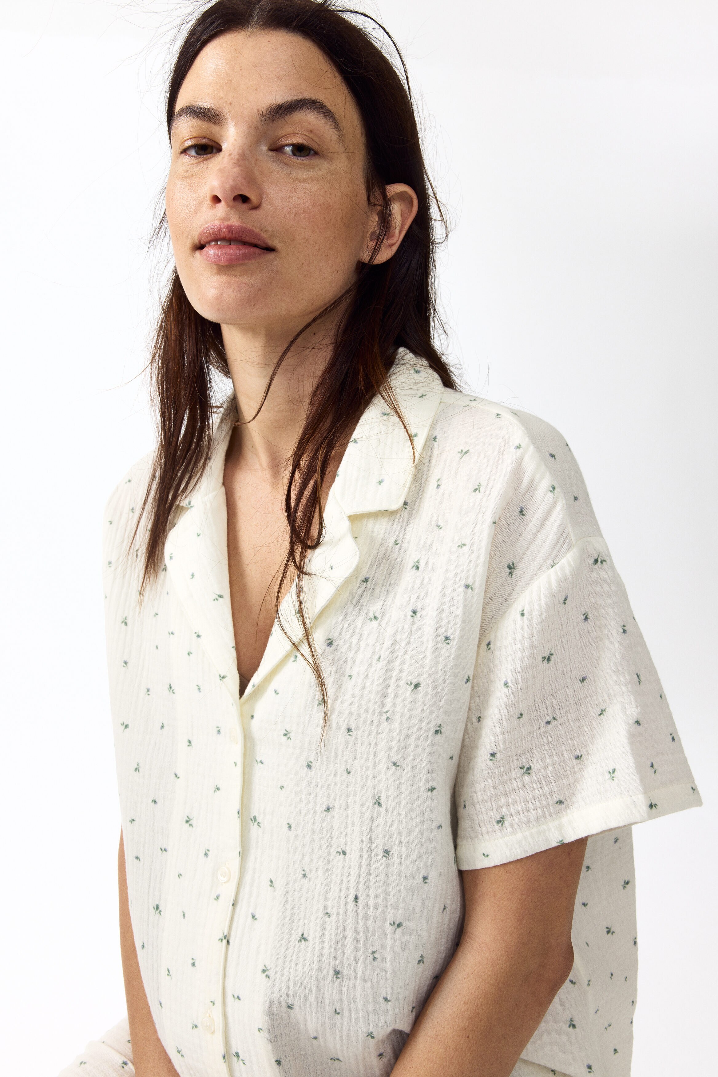 MAMA Cotton muslin pyjamas