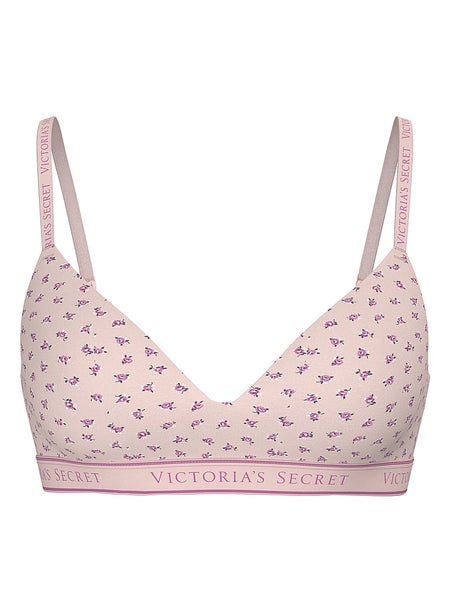 The T-Shirt Cotton Logo Lightly Lined Wireless Bra