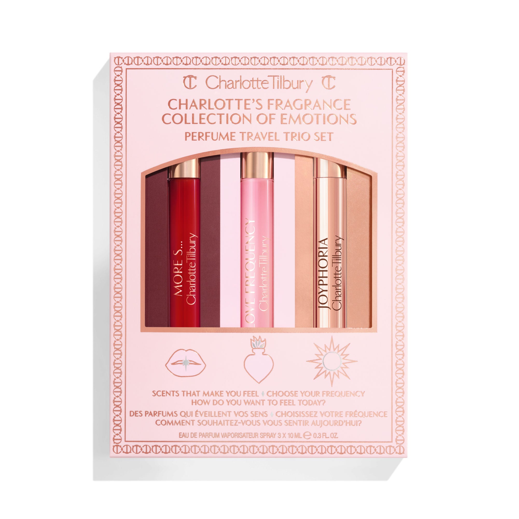 FRAGRANCE COLLECTION OF EMOTIONS PERFUME TRAVEL TRIO SET
