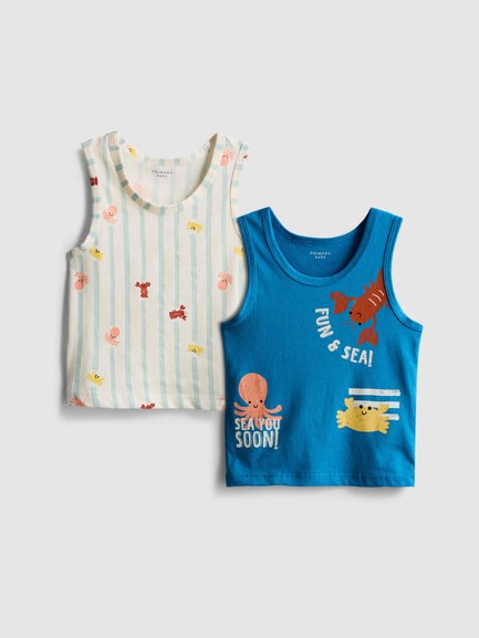 2pk Sealife Graphic Vests