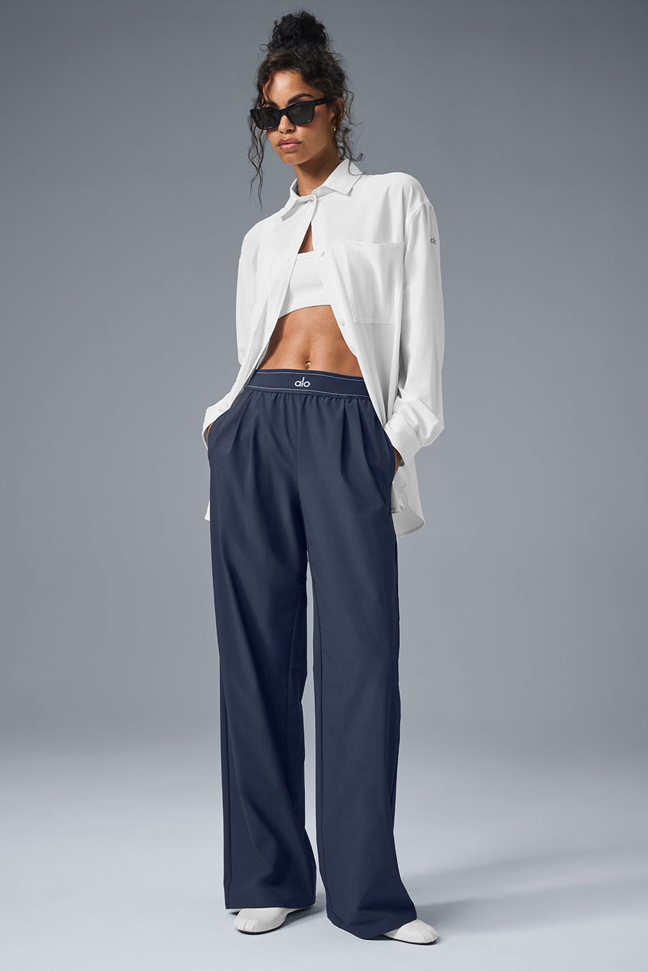 Linen Getaway Cargo Wide Leg Pant | Alo Yoga UAE