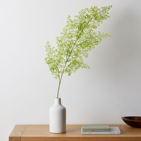 Faux Green Petal Stem