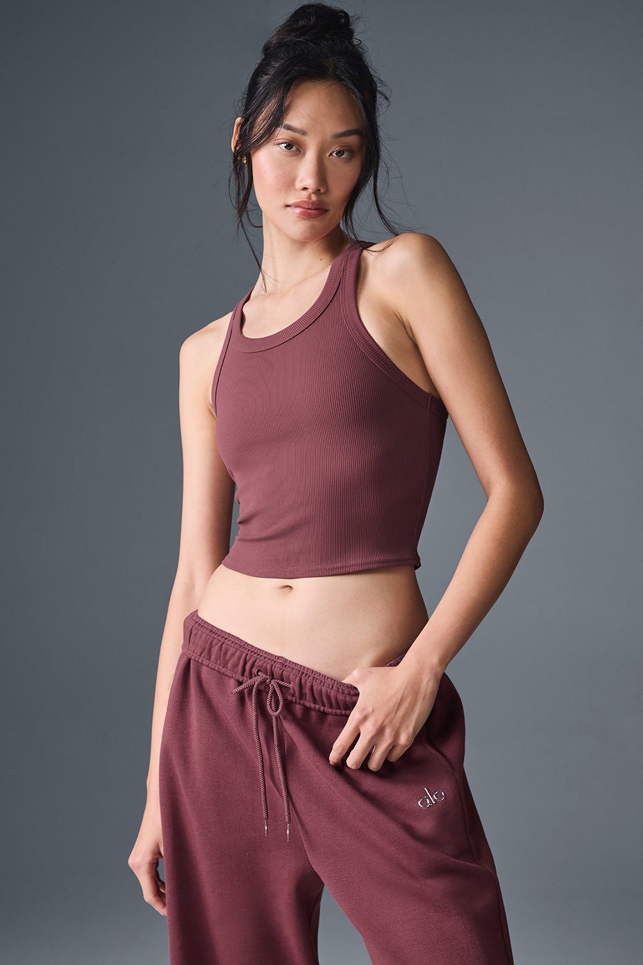 Goddess Ribbed Go-to Tank | Alo Yoga