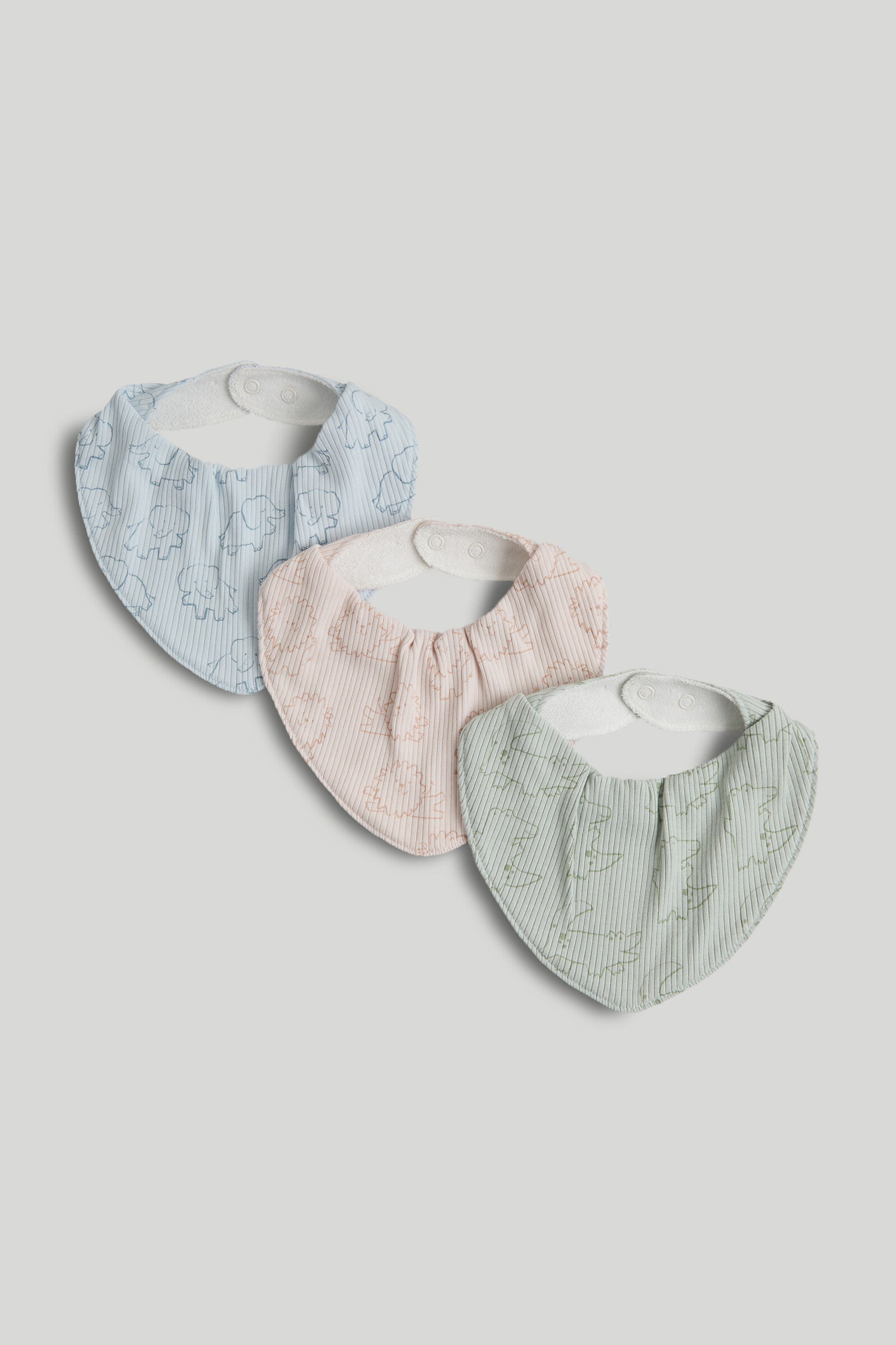 3 Pack Mothercare Dribble Bibs