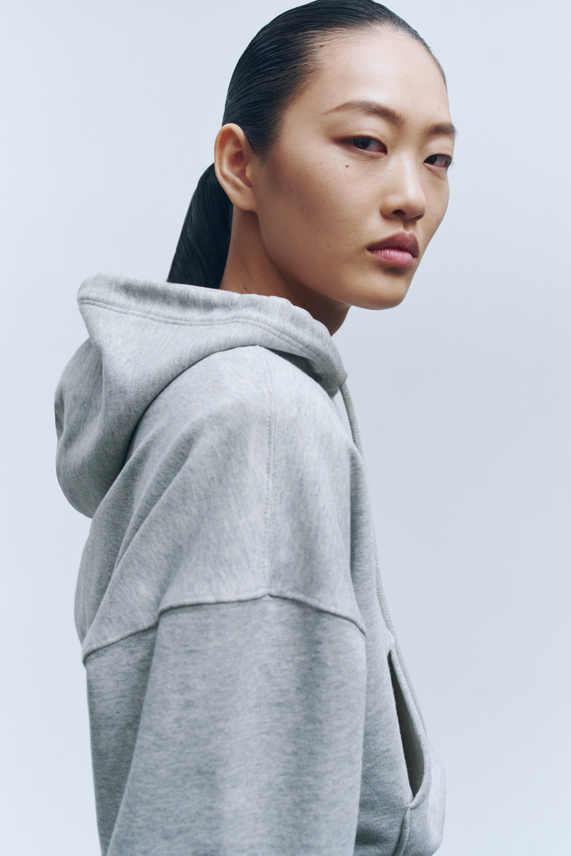 Cropped hoodie