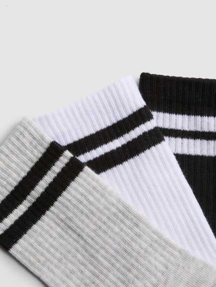 7pk Ribbed Sports Socks