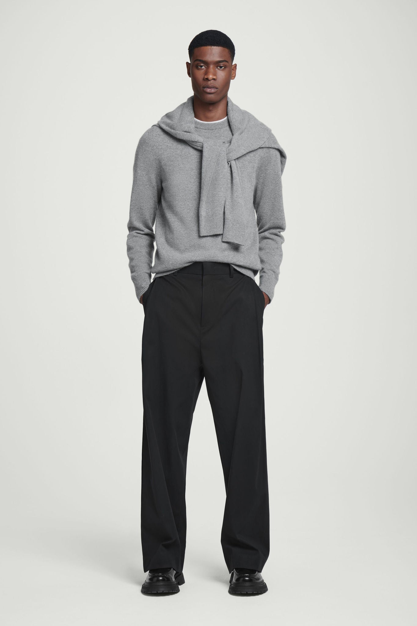 Two-tone Knitted Bomber Jacket | COS UAE