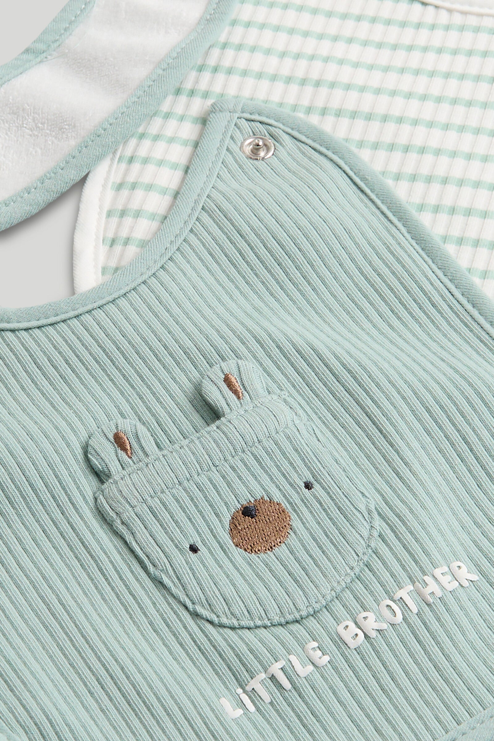 2 Pack Little Brother Newborn Bibs