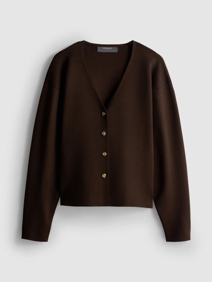 Statement Button Knitted Cardigan