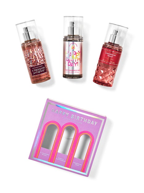 Happy Birthday Fine Fragrance Mist Trio Mini Gift Box Set Image 1 of 2
