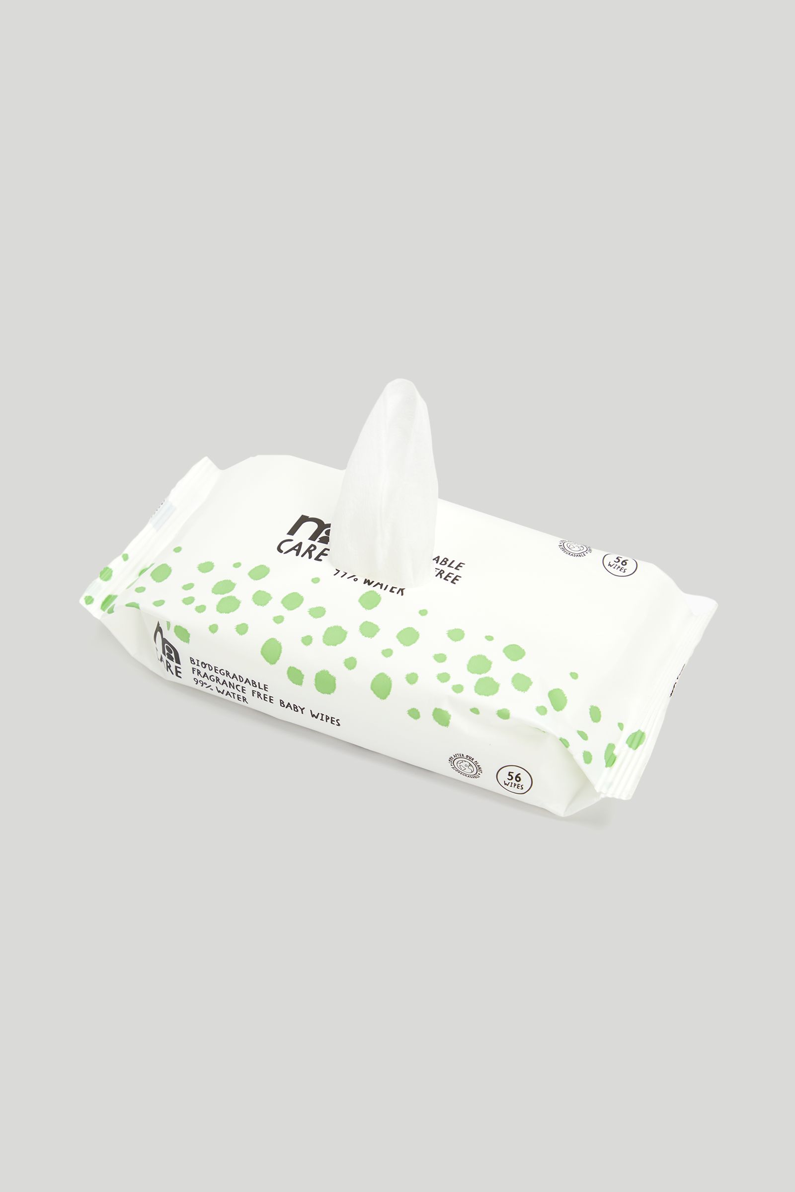 Mothercare Fragrance-Free Water Wipes - 4 x 56 Pack