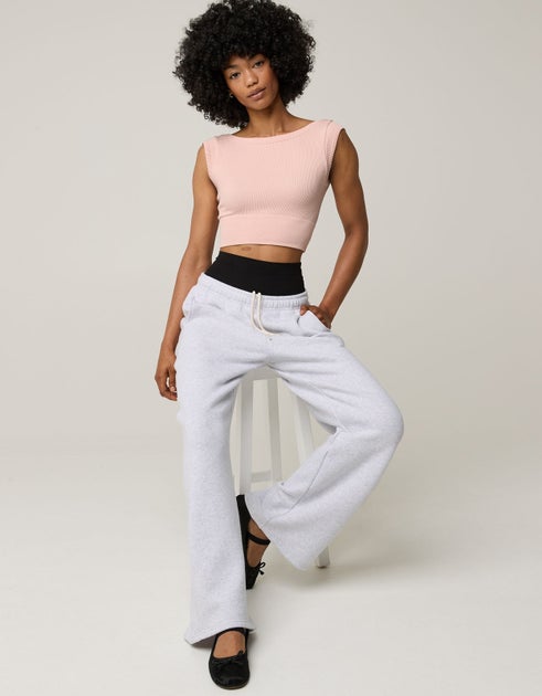 Capri Pants Flowy Pants American Eagle Offline By Aerie Cloud