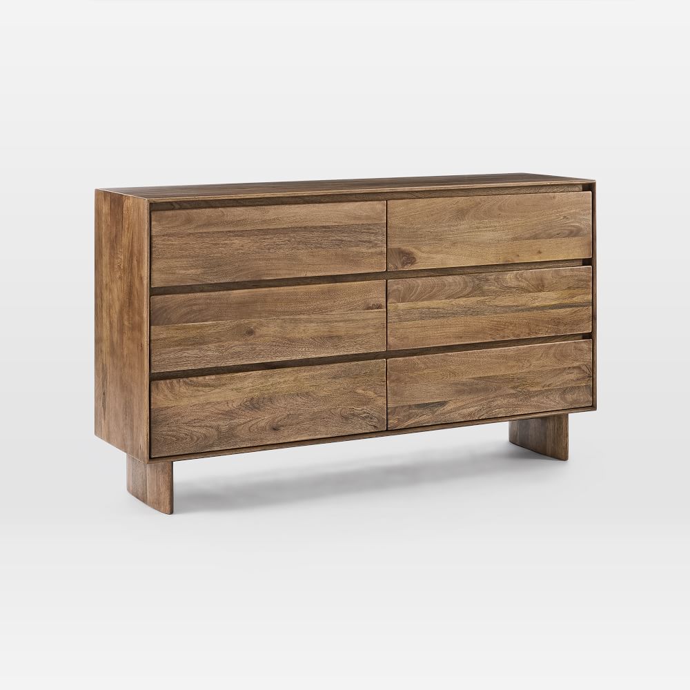 Anton Solid Wood 6-Drawer Dresser