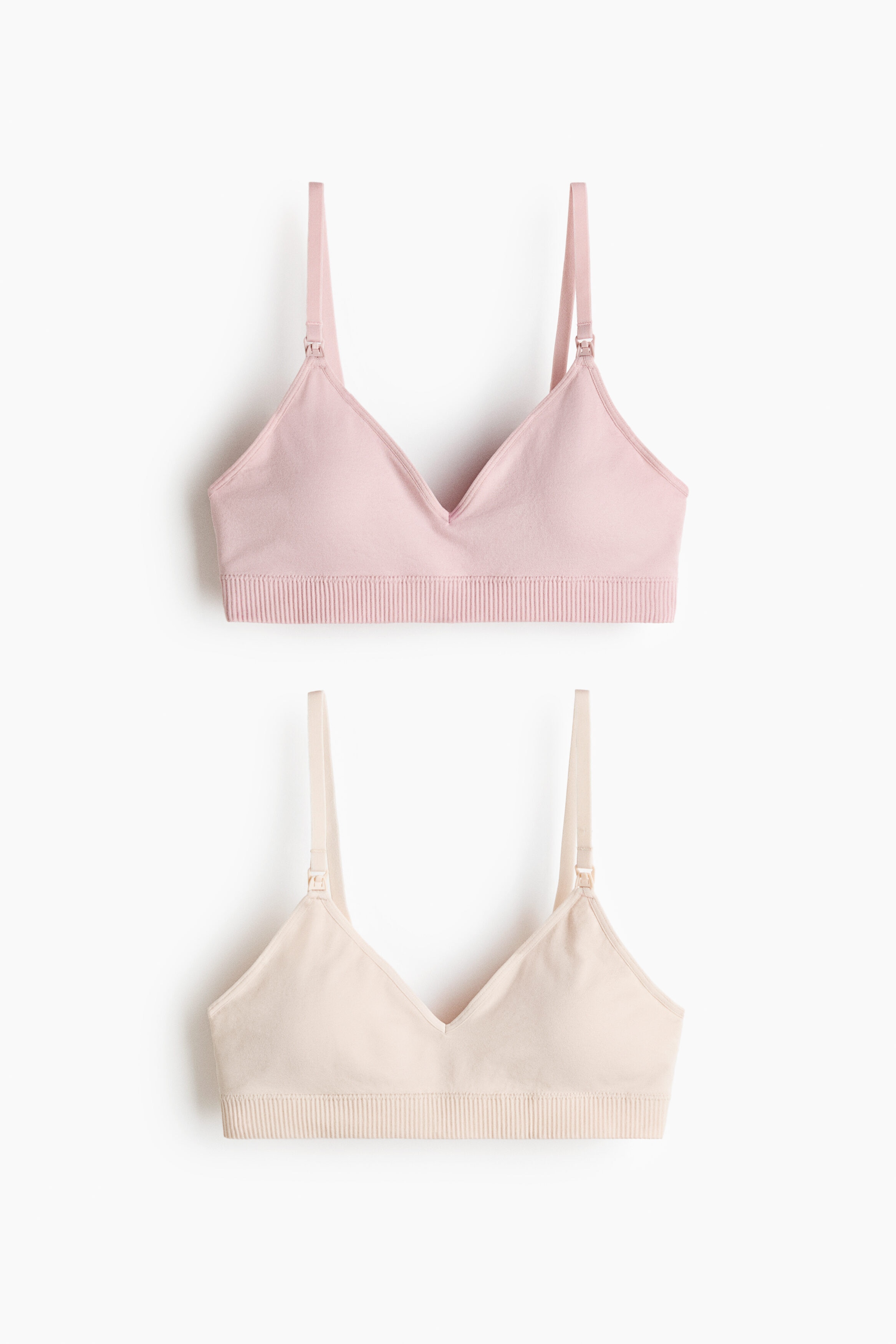 MAMA 2-pack seamless padded nursing bras