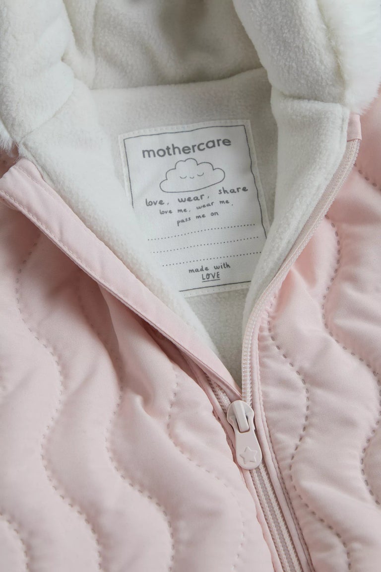 Pink Baby Girl Snowsuit Mothercare Nutmeg Snowsuit White Company