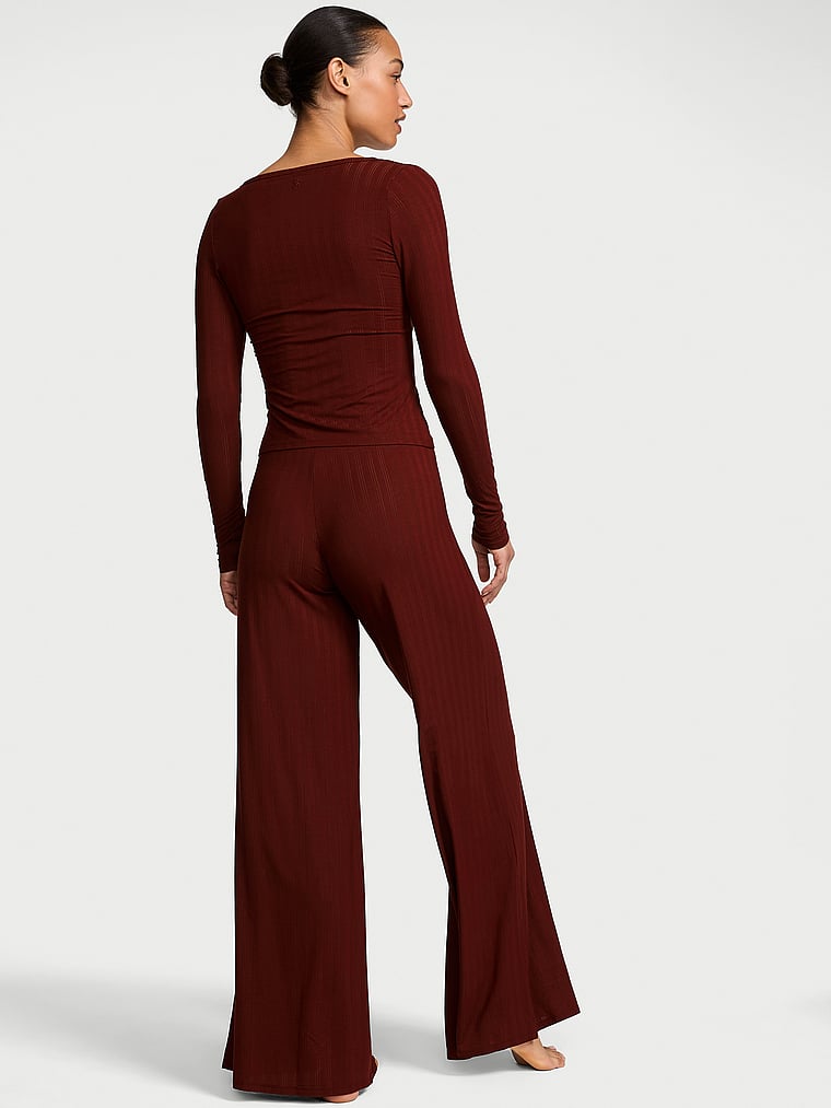 SoSoft™ Modal Ultra-Fine Henley Top & Pant Set
