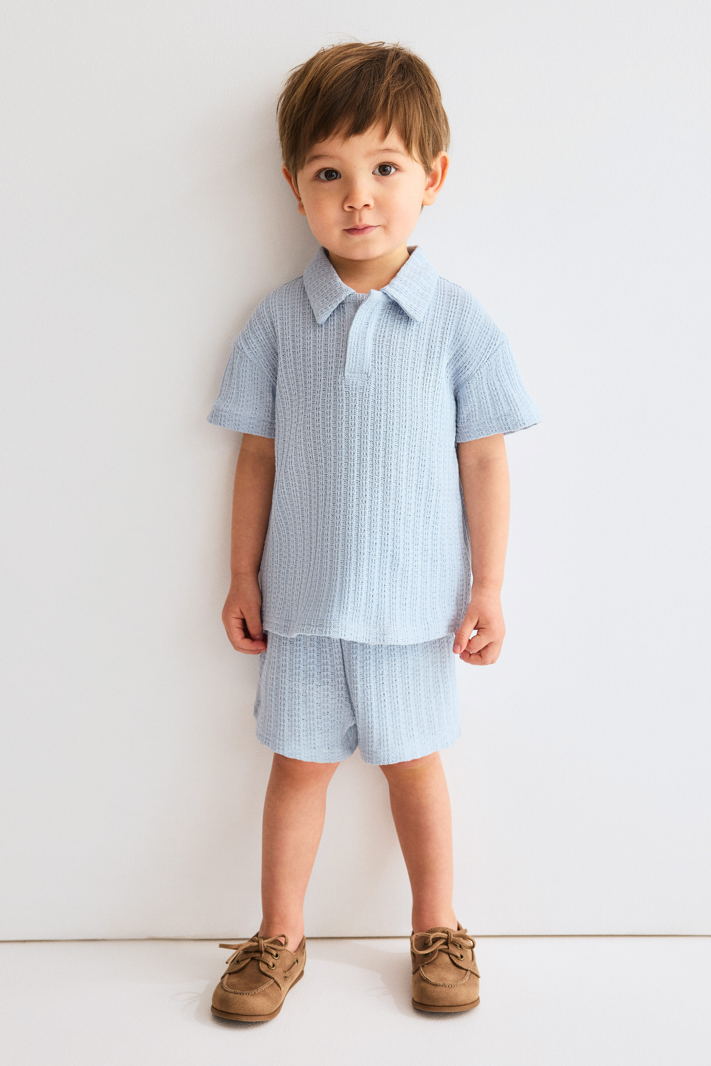 2-piece pointelle-knit set