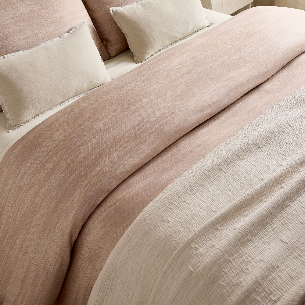 【WOOHWA】SILKY TENCEL SK Silky TENCEL™ Duvet Cover & Shams | West Elm