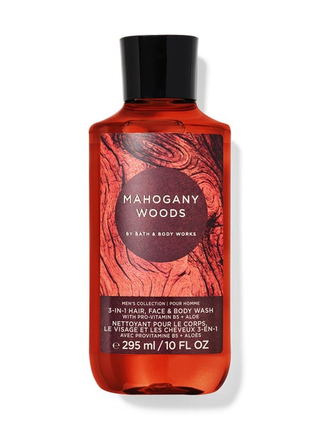 Mahogany Woods 3-in-1 Hair, Face & Body Wash