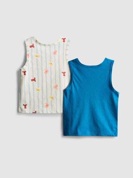 2pk Sealife Graphic Vests
