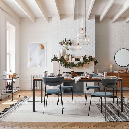 Frame Expandable Dining Table (60"–80") - Walnut