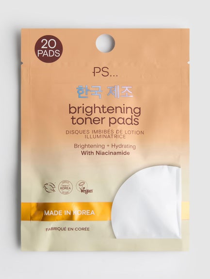 20pk PS... K-Beauty Brightening Face Toner Pads