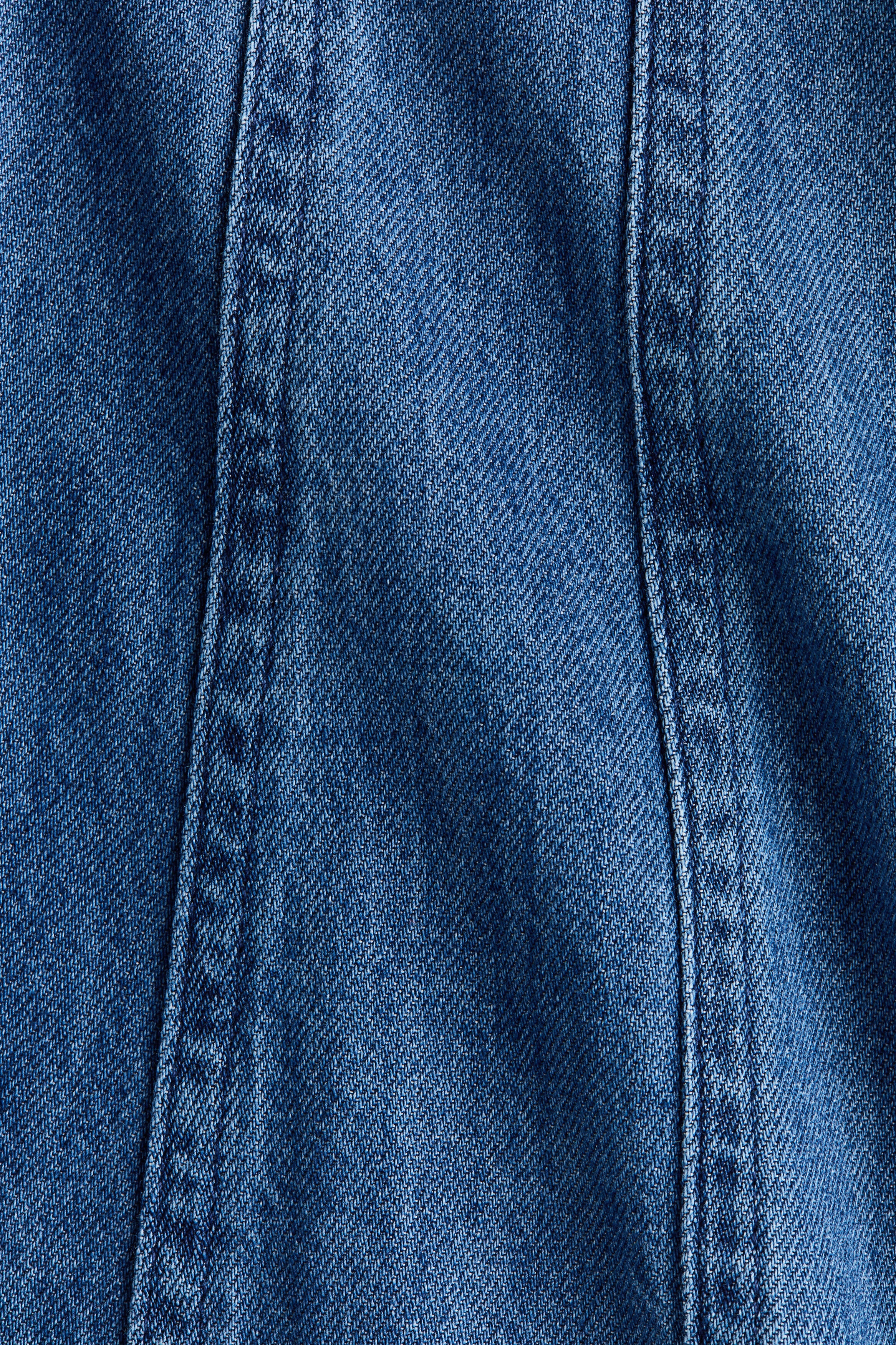 MAMA Denim midi dress