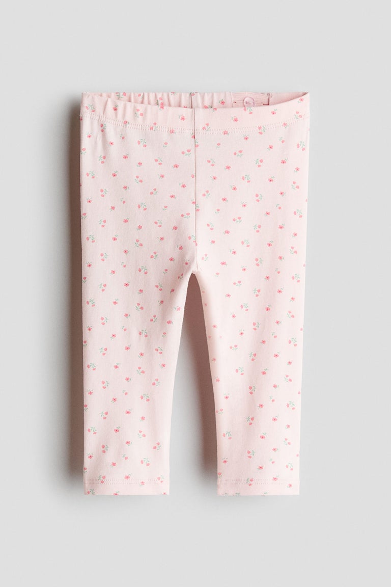 Printed cotton leggings Image 1 of 2