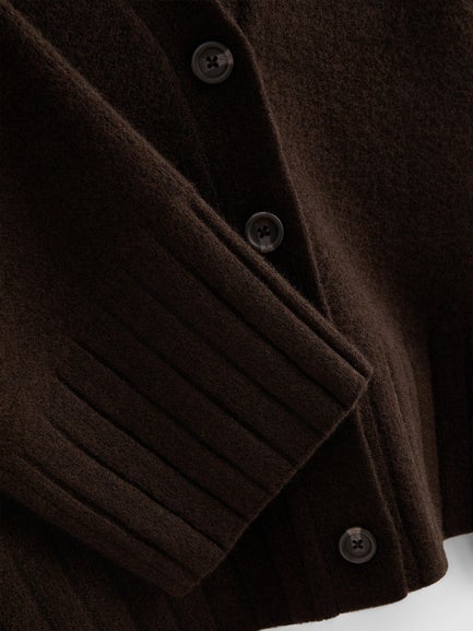Relaxed Wide Sleeve Cardigan