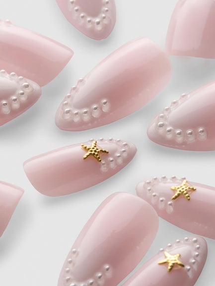 PS... Pro Pointed Gel Effect False Nails