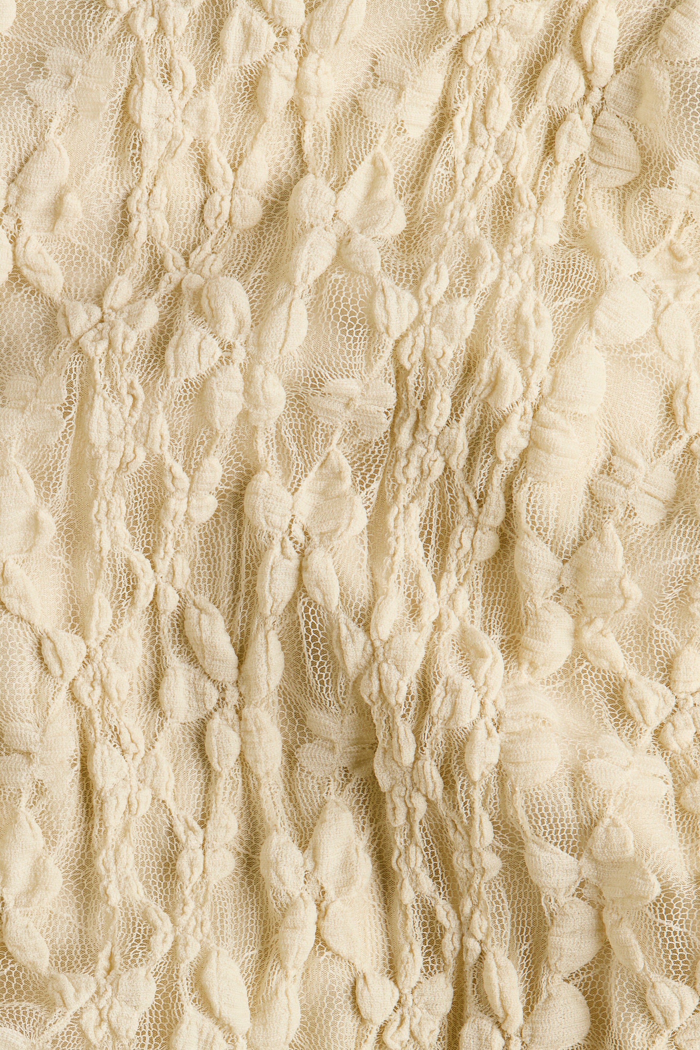 Lace-look dress
