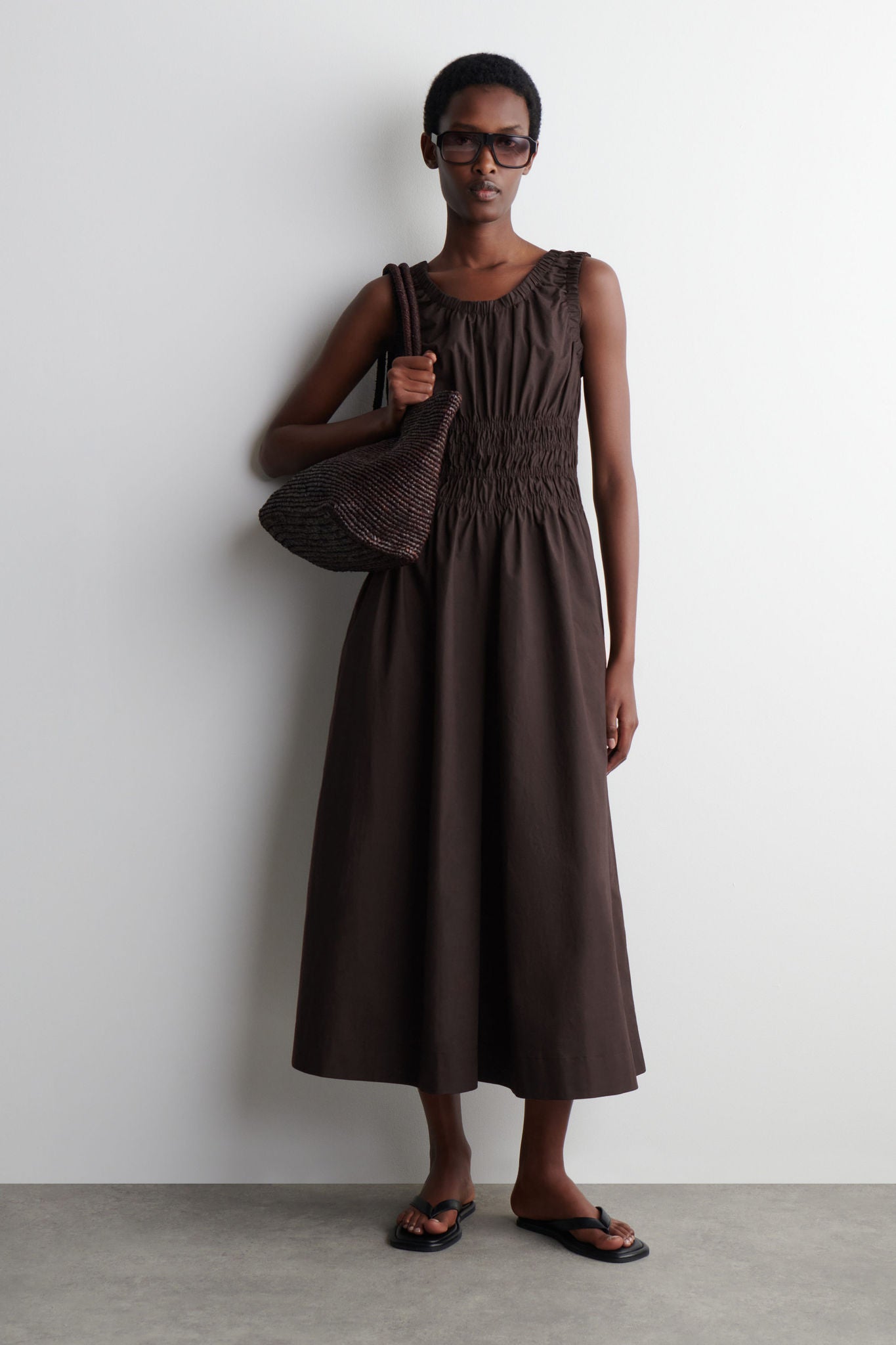 Wrap-front Linen Jumpsuit | COS Saudi Arabia