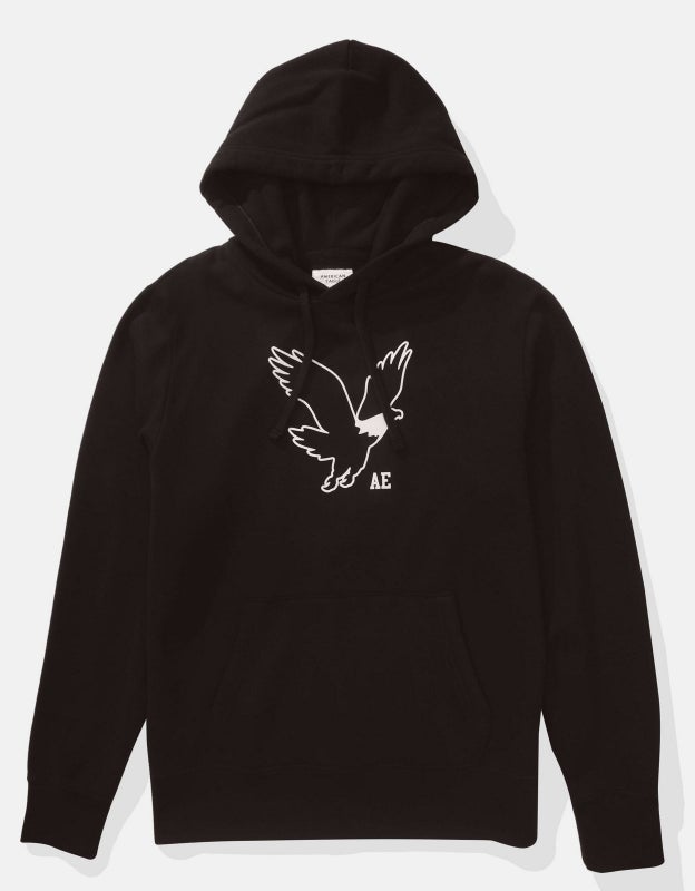 Mens Hoodies American Eagle Graphic Pullover Hoodie Cheap American