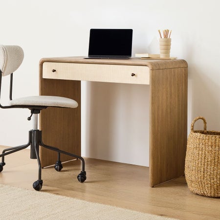 Modern Waterfall Mini Desk (36")