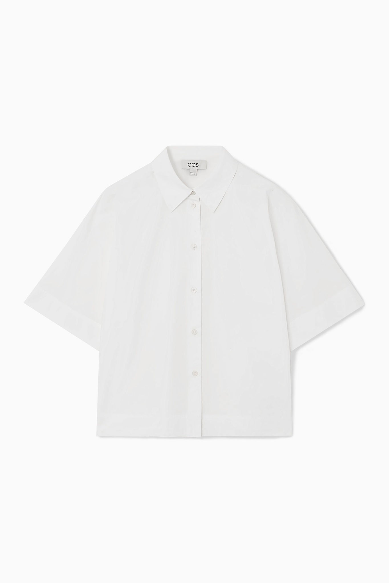 シャツ POPLIN BOXY SHORT S/S SHIRT BOXY SHORT-SLEEVED POPLIN SHIRT