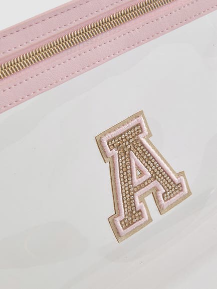 Initial Clear Make Up Bag