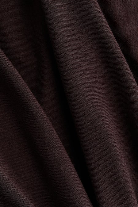 Gathered viscose top