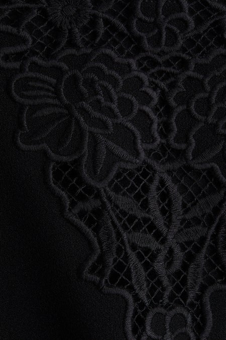 Embroidery-detail dress