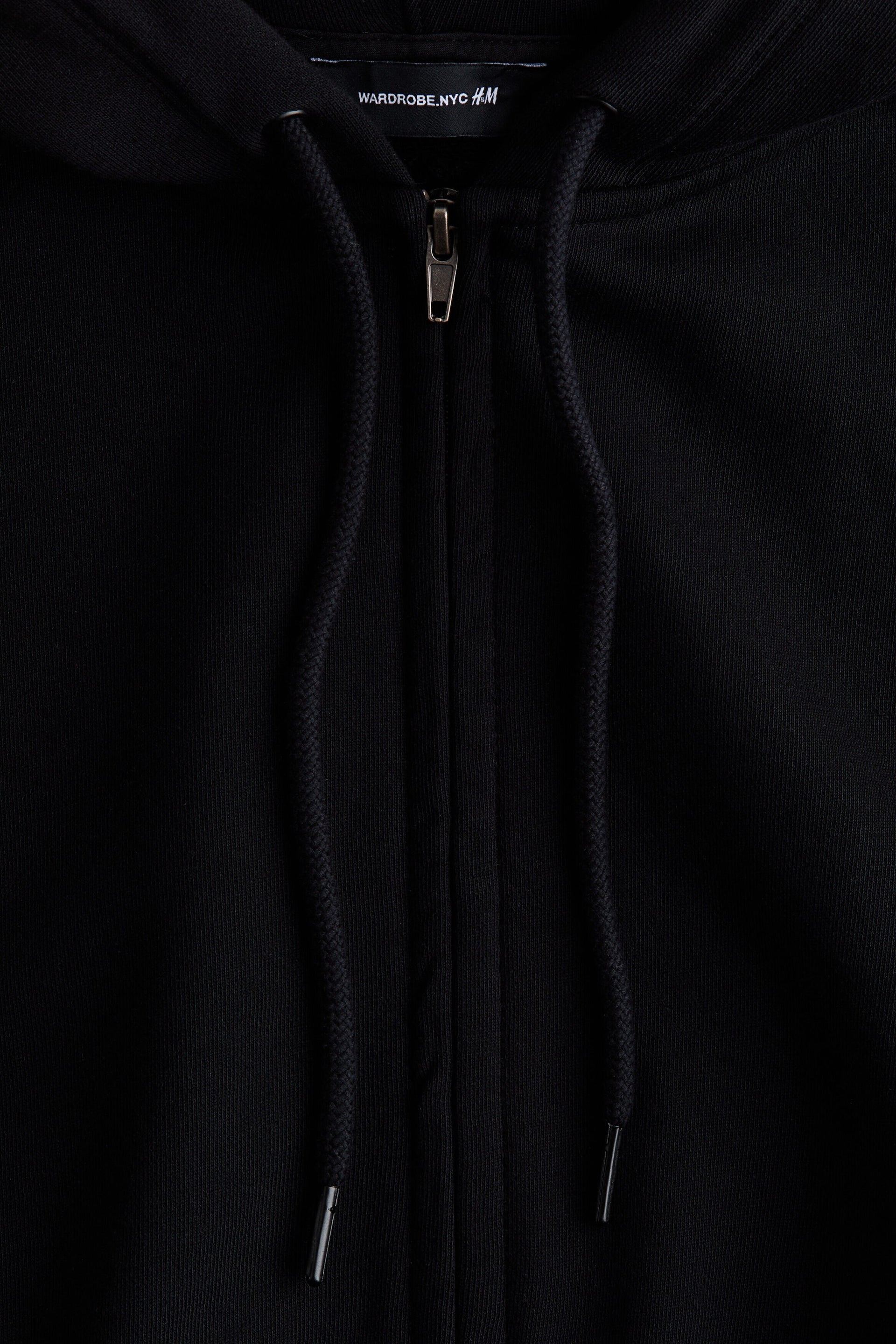 Oversized zip-through hoodie