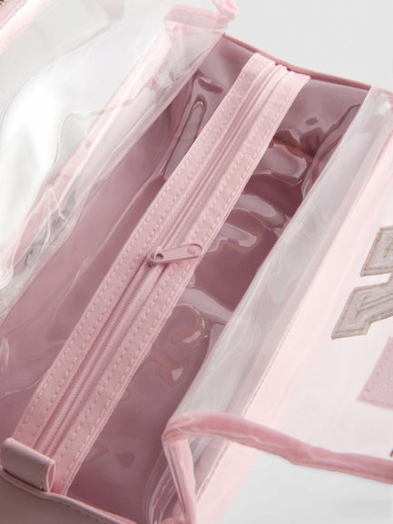 Initial Clear Make Up Bag
